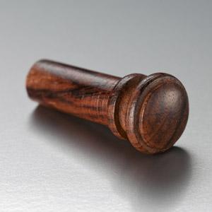 Handmade Strap Button End Pin in Rosewood